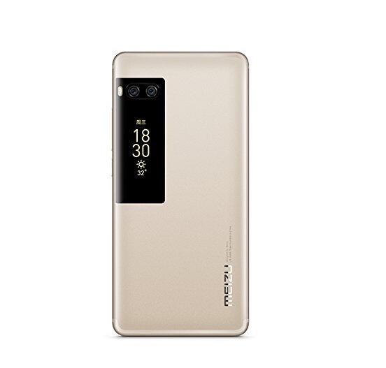 Original Meizu Pro 7 Smartphone 4GB 64GB 5.2" 19201080 Super AMOLED Screen Octa Core Helio P25 Dual Camera Two-sided Screen (Gold)
