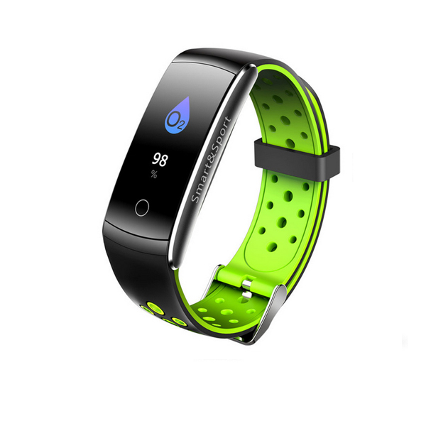 Aismart 0.96 "kleurenscherm slimme armband Bloeddruk hartslagmeter smartband fitness tracker Sport polsband voor Android