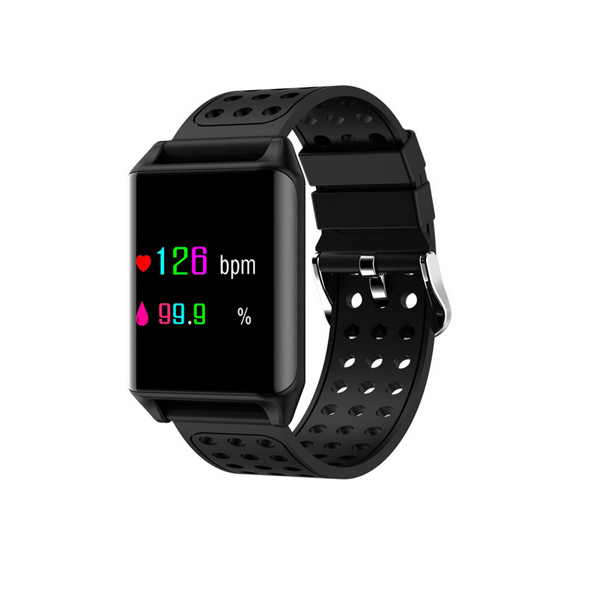 0.96 "kleurenscherm slimme band hartslagmeter armband stappenteller sport horloge fitness tracker smart polsband mannen voor Android